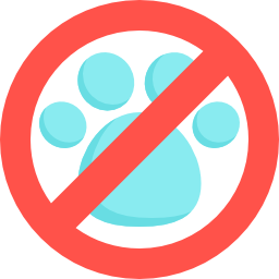 No pets icon