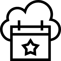 Cloud computing icon