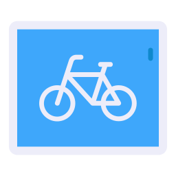 fahrradweg icon