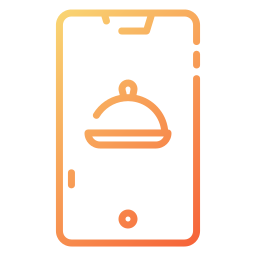 app de comida Ícone