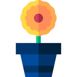 Flower pot icon