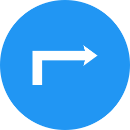 Turn right icon