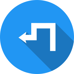 Turn left icon