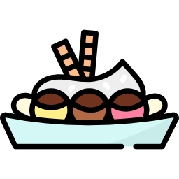 Banana split icon