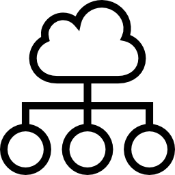 la mise en réseau Icône