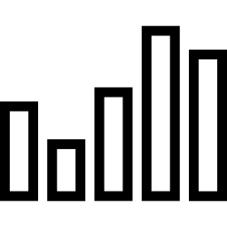 diagramme à bandes Icône