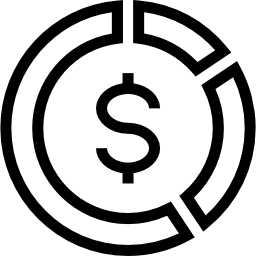 diagramme circulaire Icône