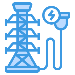 Электрический столб иконка