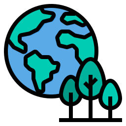 Green earth icon