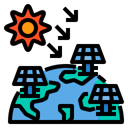 Solar energy icon