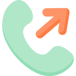 Outgoing call icon