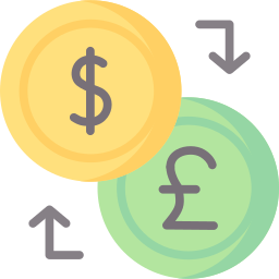 Currency exchange icon