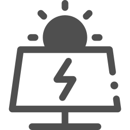 Solar panel icon