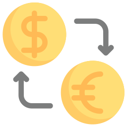 Échange de devises Icône