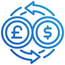 Currency exchange icon