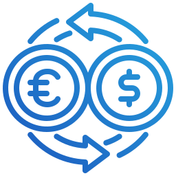 Currency exchange icon