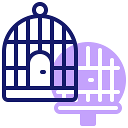 Bird cage icon