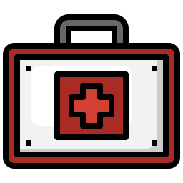 First aid kit icon