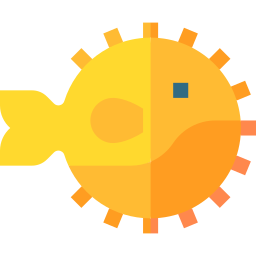 Puffer fish icon