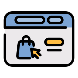 Online shop icon