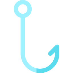 Fish hook icon