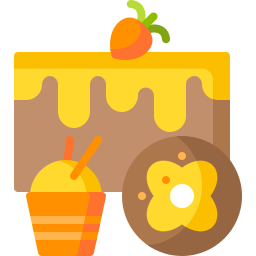 Carrot cake icon