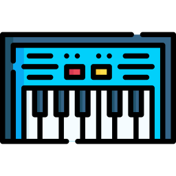 Piano keyboard icon