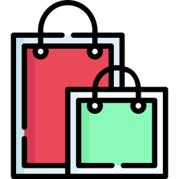 Shopping bags icon