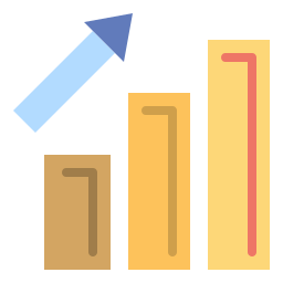 graphique à barres Icône