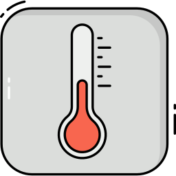 sensor de temperatura Ícone