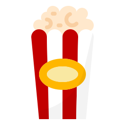 pop corn Icône