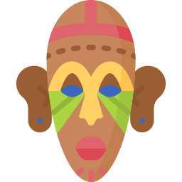 afrikanische maske icon