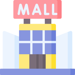 Shopping mall icon