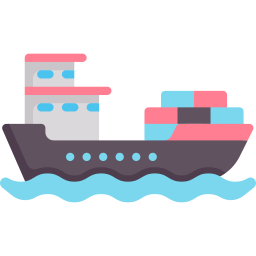 Cargo ship icon