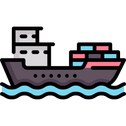 Cargo ship icon