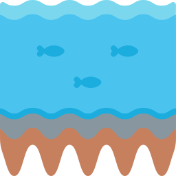 Ocean floor icon