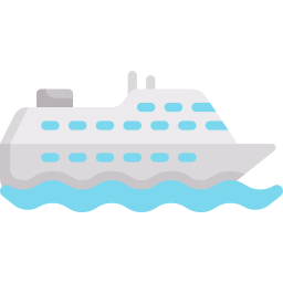 bateau de croisière Icône