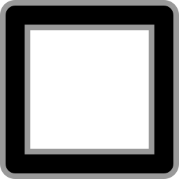 Square button icon