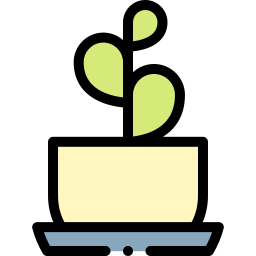 Flower pot icon