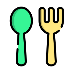 Spoon and fork icon