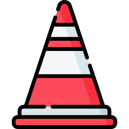 Traffic cone icon