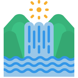 Waterfall icon