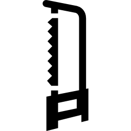 Пильный инструмент в вертикальном положении иконка