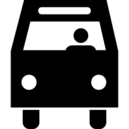 busfront mit fahrer icon