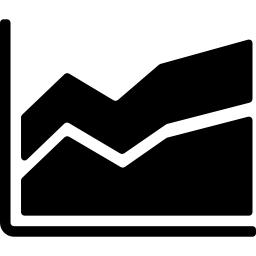 grafik der statistiken icon