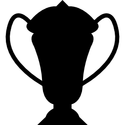 Trophy cup silhouette icon