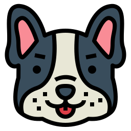 französische bulldogge icon