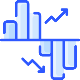 diagramme à bandes Icône