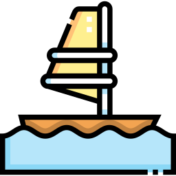 Sail boat icon