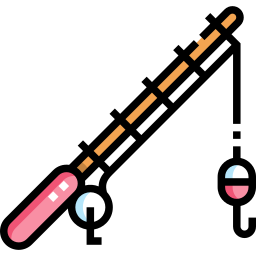 canna da pesca icona